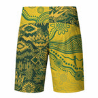 Custom Australia vs South Africa Board Shorts Wallabies vs Springboks Two Nations One Battle
