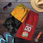 Custom British Lions-AUNZ Shorts for Men Australia-New Zealand Indigenous Motif