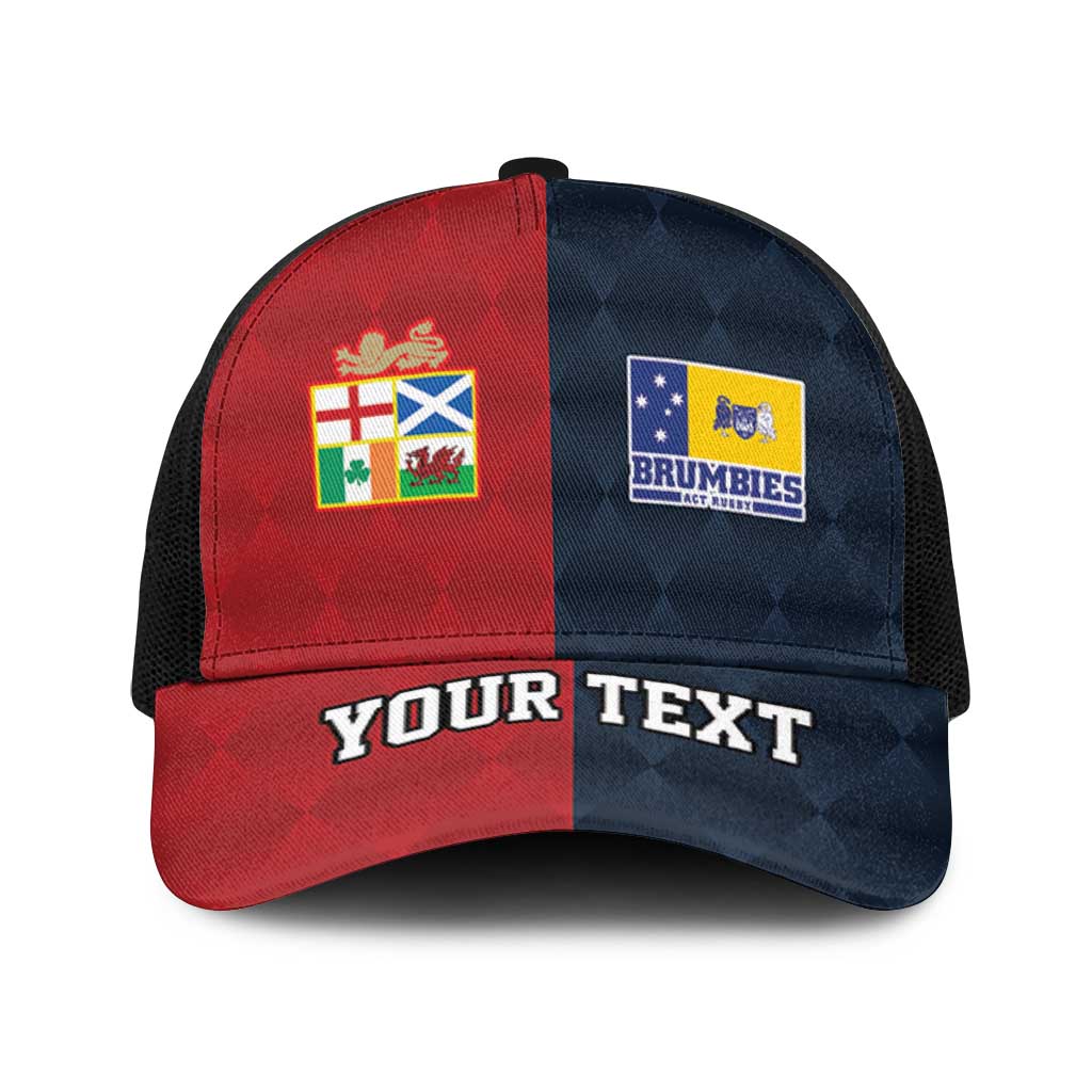 Custom British Lions Australia ACT Baseball Net Cap Sporty Style - Aussie Hoodie