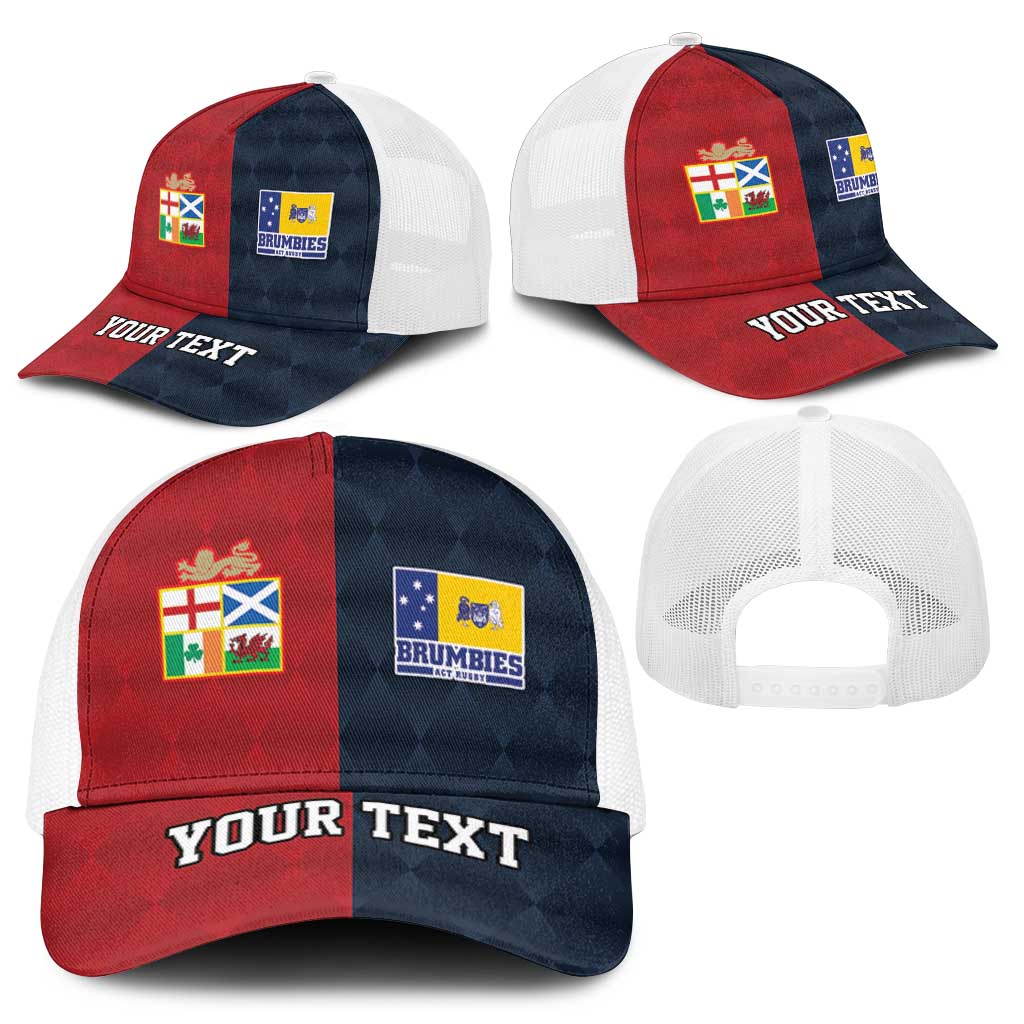 Custom British Lions Australia ACT Baseball Net Cap Sporty Style - Aussie Hoodie