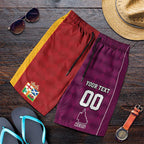 Custom British Lions Australia Queensland Shorts for Men Sporty Style