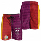 Custom British Lions Australia Queensland Shorts for Men Sporty Style