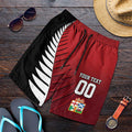 Custom British Lions New Zealand Shorts for Men Half Black Fern