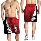 Custom British Lions New Zealand Shorts for Men Half Black Fern