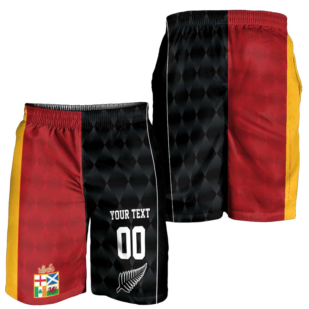 Custom British Lions New Zealand Shorts for Men Sporty Style