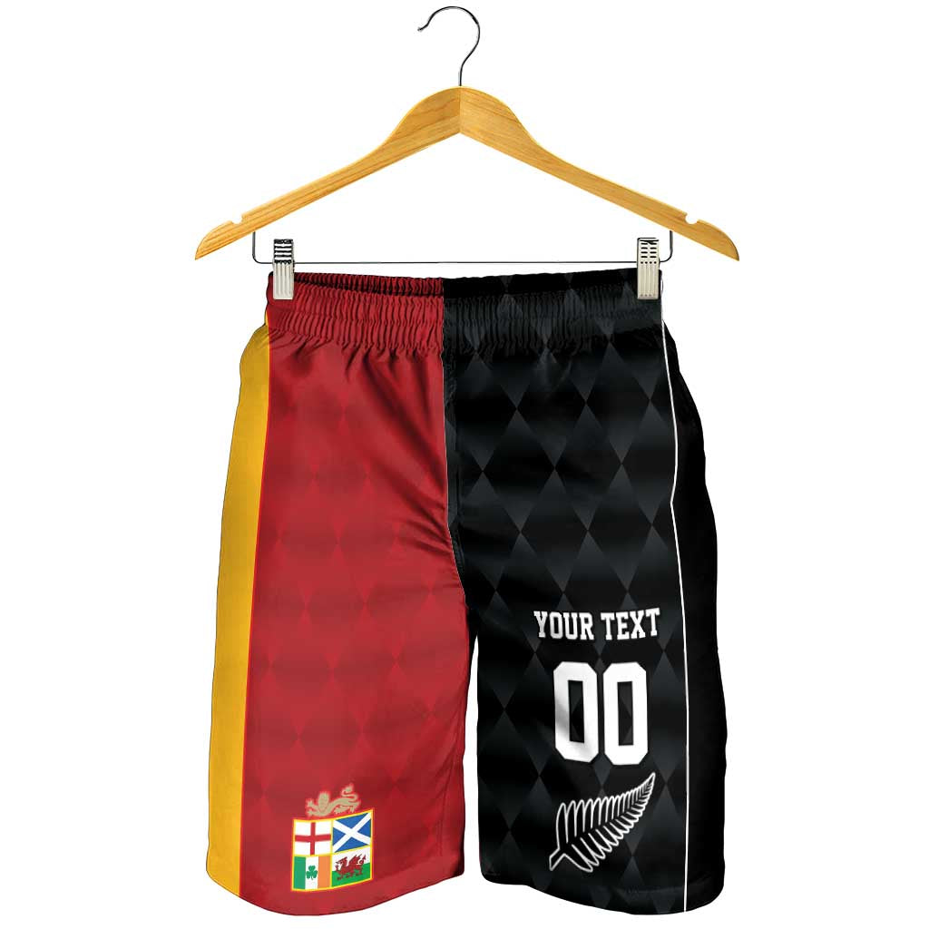 Custom British Lions New Zealand Shorts for Men Sporty Style