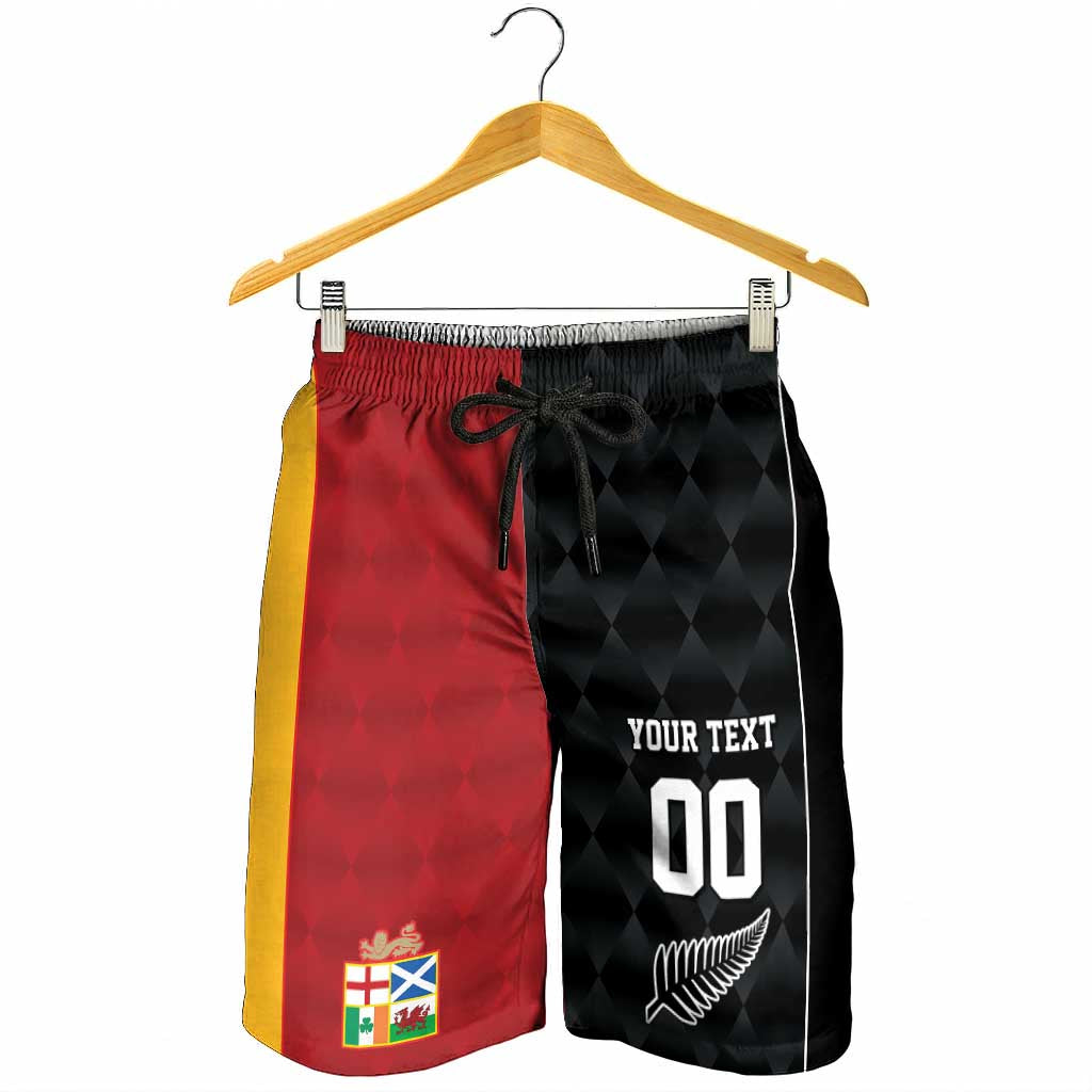 Custom British Lions New Zealand Shorts for Men Sporty Style