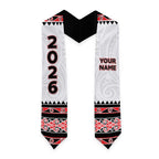 Custom New Zealand Aotearoa Graduation Stole Maori Kowhaiwhai Pattern
