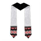 Custom New Zealand Aotearoa Graduation Stole Maori Kowhaiwhai Pattern