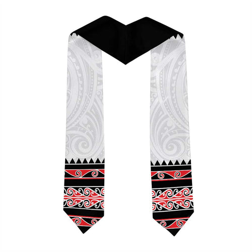 Custom New Zealand Aotearoa Graduation Stole Maori Kowhaiwhai Pattern
