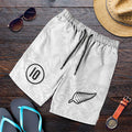 Custom New Zealand Football Shorts for Men The Whites-Sporty T90 Style - Aussie Hoodie