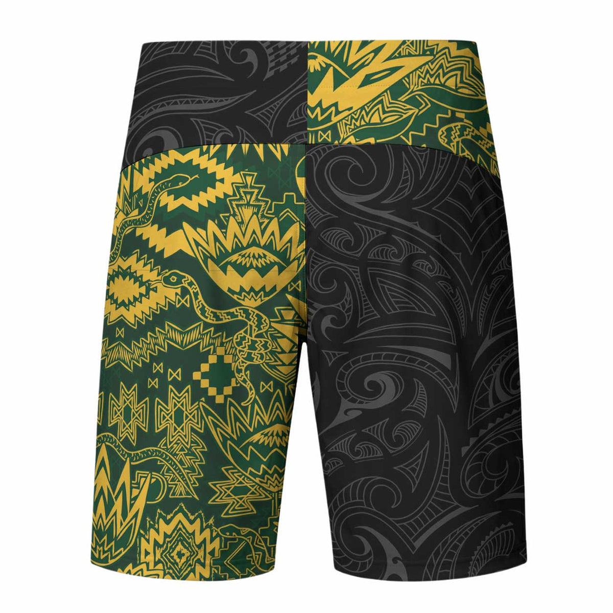 Custom New Zealand vs South Africa Board Shorts Rugby Rivalry Two Nations One Battle
