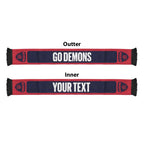 Demons Football Personalised Ruffneck Scarf 2026 Go Champions