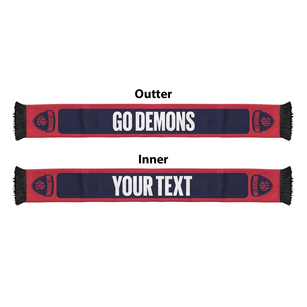 Demons Football Personalised Ruffneck Scarf 2026 Go Champions