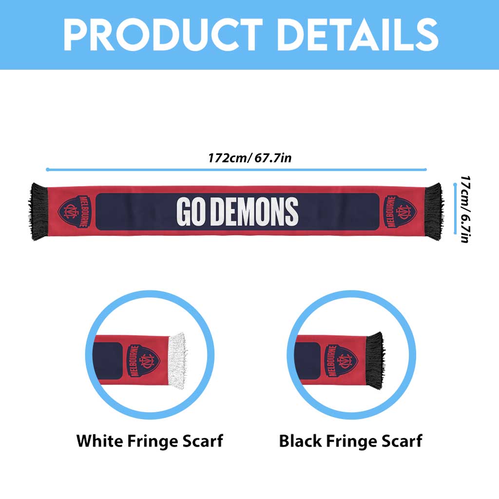 Demons Football Personalised Ruffneck Scarf 2026 Go Champions