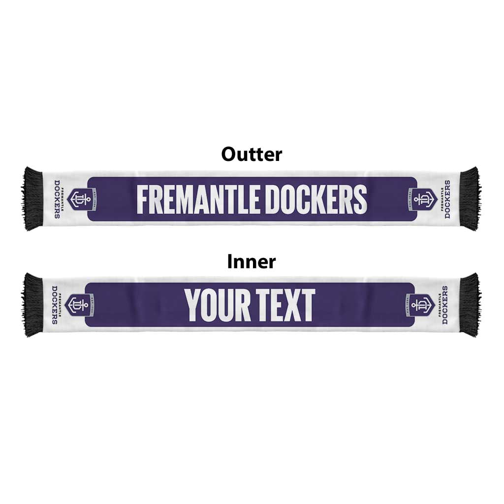 Dockers Football Personalised Ruffneck Scarf 2026 Go Champions