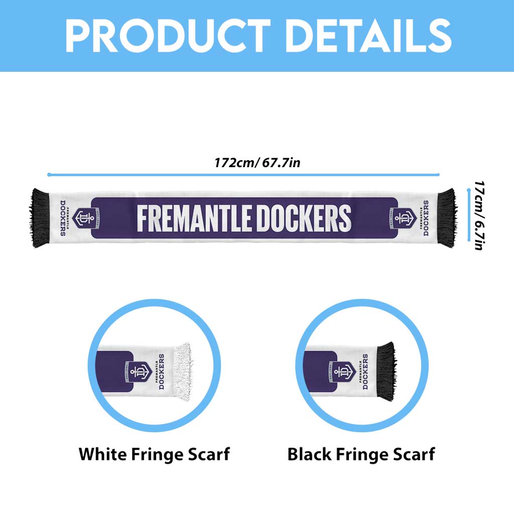 Dockers Football Personalised Ruffneck Scarf 2026 Go Champions