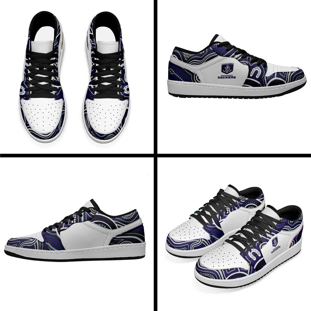 Dockers Fremantle Football 2026 Low Sneakers Aboriginal Art