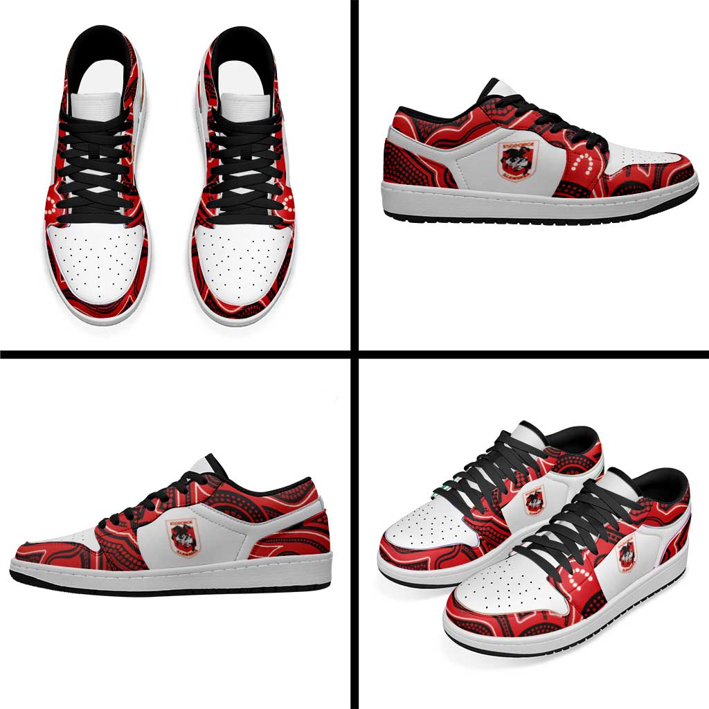 Dragons 2026 Rugby Low Sneakers Aboriginal Art