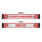 Dragons Rugby Personalised Ruffneck Scarf 2026 Go Champions