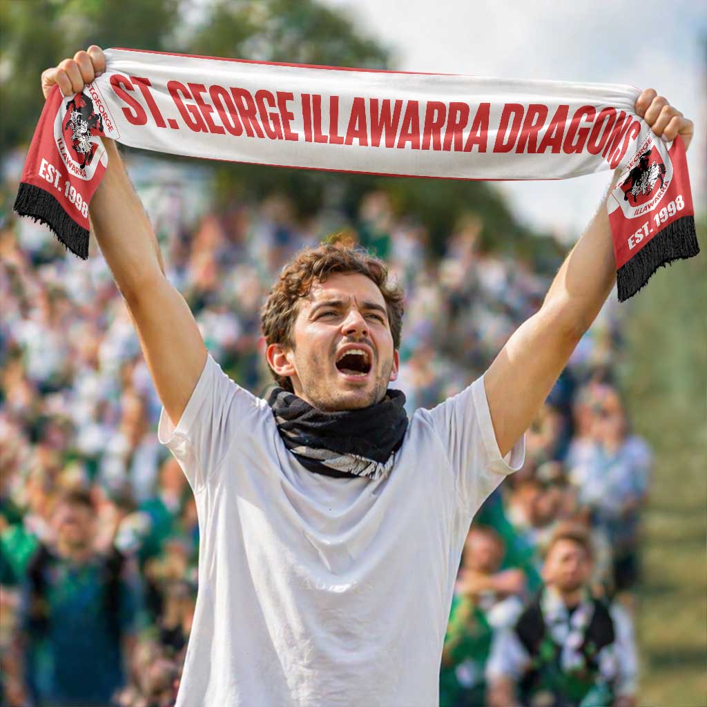 Dragons Rugby Personalised Ruffneck Scarf 2026 Go Champions