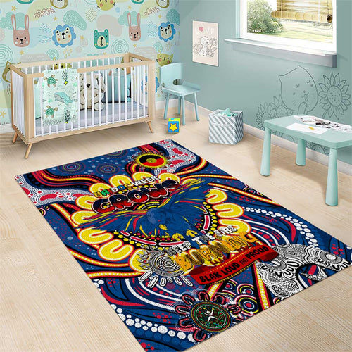 Adelaide Crows NAIDOC Week 2024 Area Rug Mascot Football