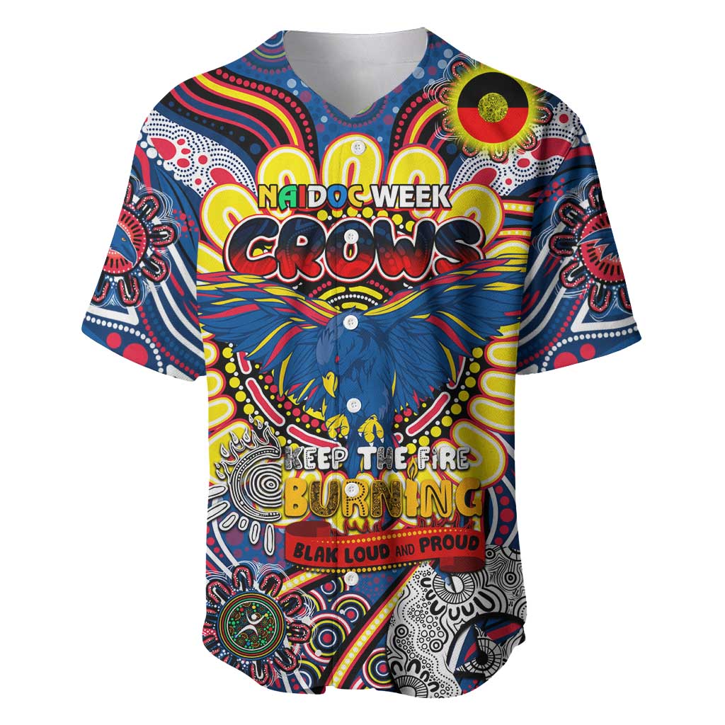 Custom Adelaide Crows NAIDOC Week 2024 Baseball Jersey Mascot Football