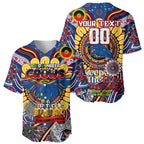 Custom Adelaide Crows NAIDOC Week 2024 Baseball Jersey Mascot Football