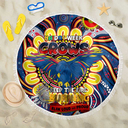 Adelaide Crows NAIDOC Week 2024 Beach Blanket Mascot Football