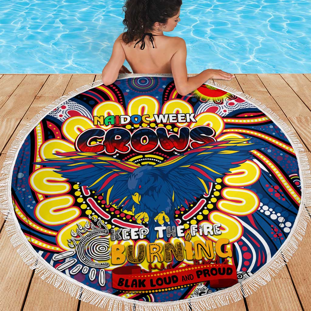Adelaide Crows NAIDOC Week 2024 Beach Blanket Mascot Football