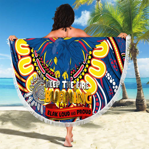 Adelaide Crows NAIDOC Week 2024 Beach Blanket Mascot Football