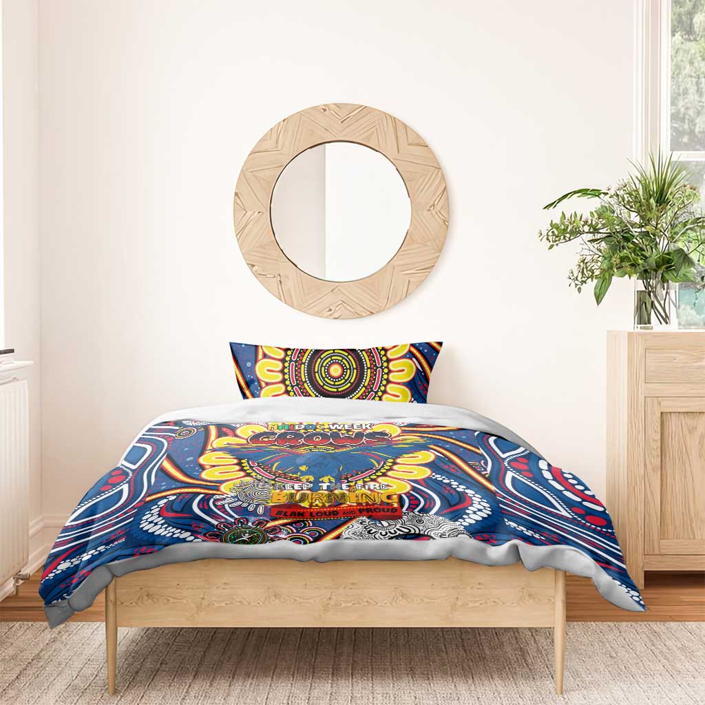 Adelaide Crows NAIDOC Week 2024 Bedding Set Mascot Football