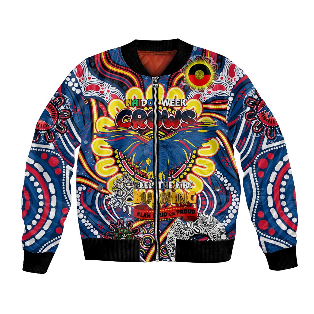 Custom Adelaide Crows NAIDOC Week 2024 Bomber Jacket Mascot Football