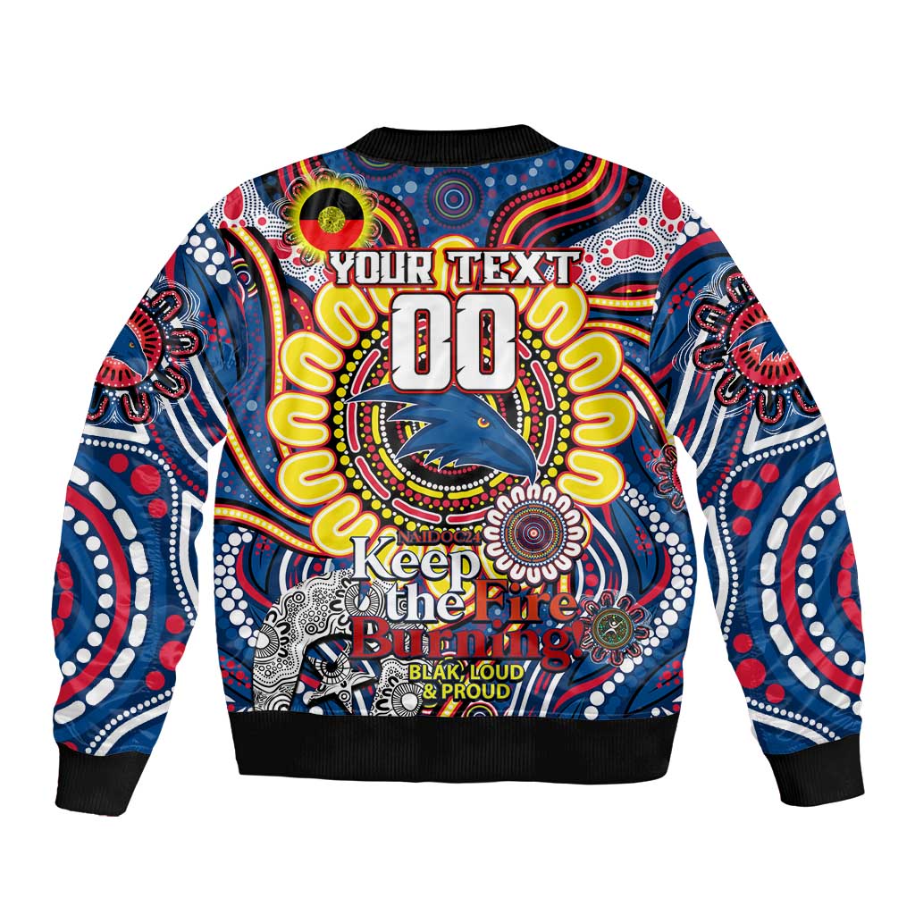 Custom Adelaide Crows NAIDOC Week 2024 Bomber Jacket Mascot Football