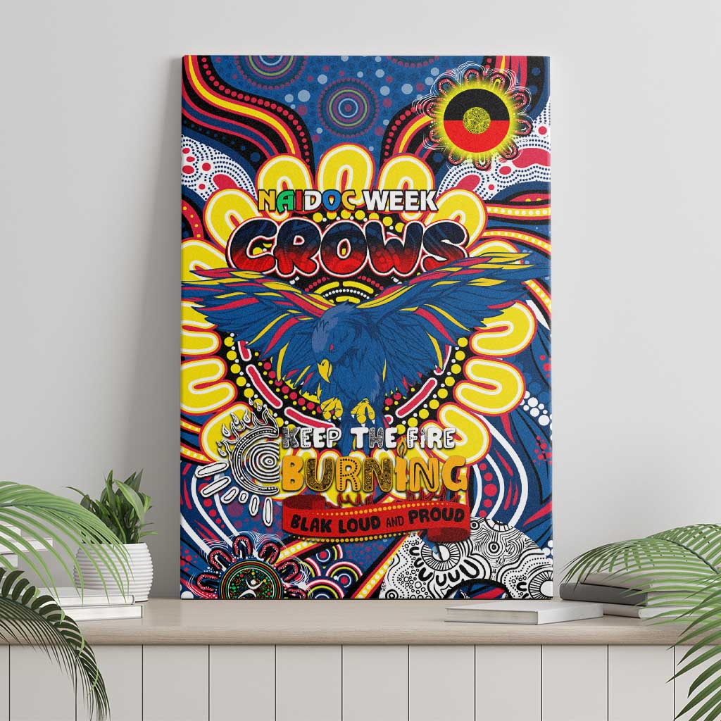 Adelaide Crows NAIDOC Week 2024 Canvas Wall Art Mascot Football
