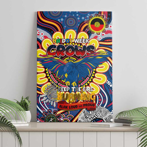 Adelaide Crows NAIDOC Week 2024 Canvas Wall Art Mascot Football