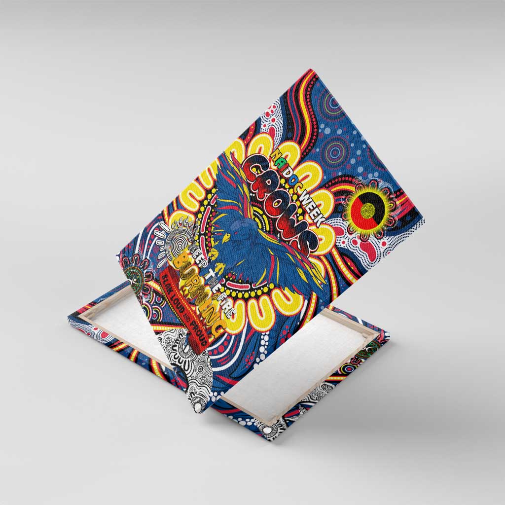Adelaide Crows NAIDOC Week 2024 Canvas Wall Art Mascot Football