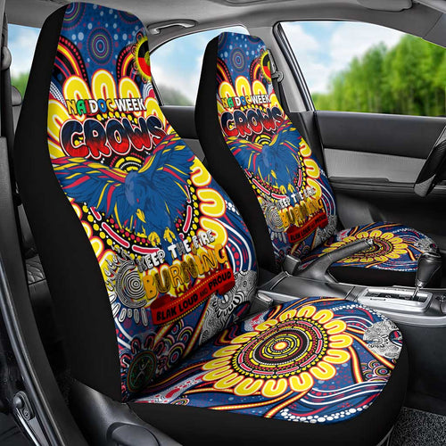 Adelaide Crows NAIDOC Week 2024 Car Seat Cover Mascot Football