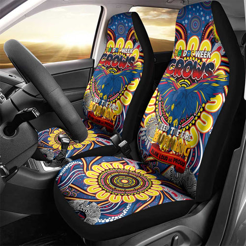 Adelaide Crows NAIDOC Week 2024 Car Seat Cover Mascot Football