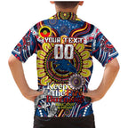 Custom Adelaide Crows NAIDOC Week 2024 Family Matching Mermaid Dress and Hawaiian Shirt Mascot Football