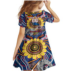 Custom Adelaide Crows NAIDOC Week 2024 Family Matching Mermaid Dress and Hawaiian Shirt Mascot Football