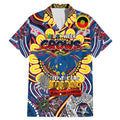 Custom Adelaide Crows NAIDOC Week 2024 Family Matching Mermaid Dress and Hawaiian Shirt Mascot Football