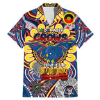 Custom Adelaide Crows NAIDOC Week 2024 Family Matching Mermaid Dress and Hawaiian Shirt Mascot Football