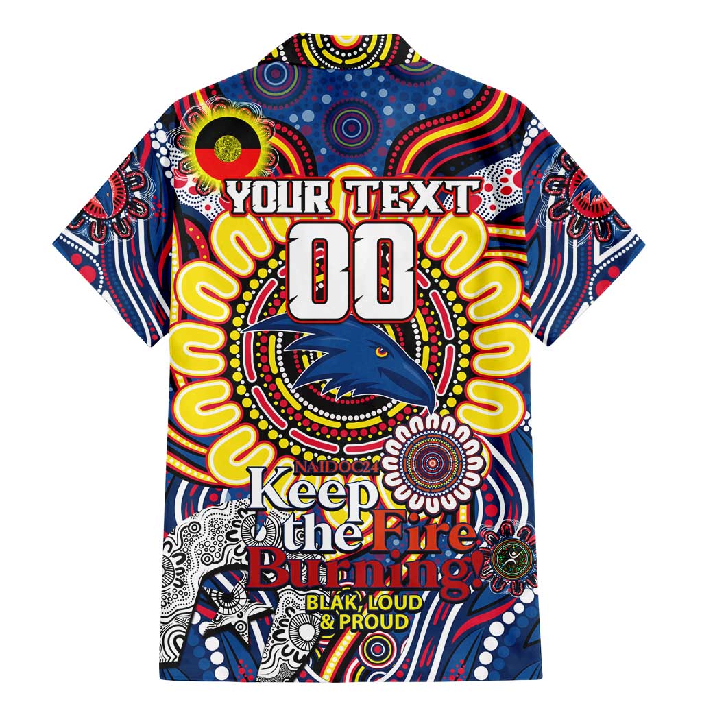 Custom Adelaide Crows NAIDOC Week 2024 Family Matching Mermaid Dress and Hawaiian Shirt Mascot Football