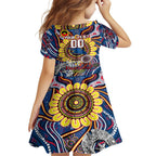 Custom Adelaide Crows NAIDOC Week 2024 Family Matching Tank Maxi Dress and Hawaiian Shirt Mascot Football