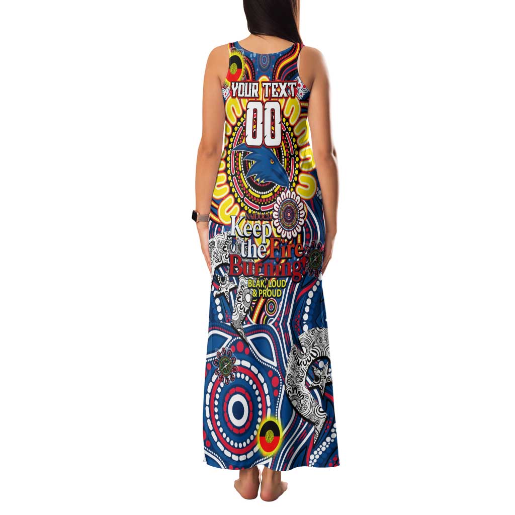 Custom Adelaide Crows NAIDOC Week 2024 Family Matching Tank Maxi Dress and Hawaiian Shirt Mascot Football