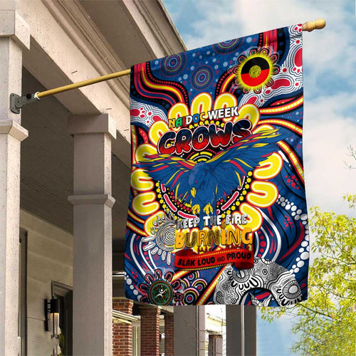 Adelaide Crows NAIDOC Week 2024 Garden Flag Mascot Football