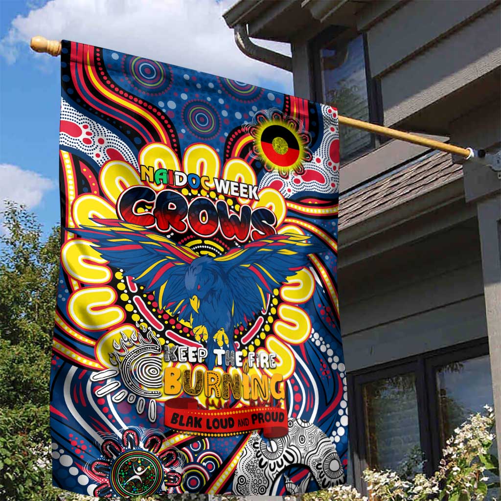 Adelaide Crows NAIDOC Week 2024 Garden Flag Mascot Football