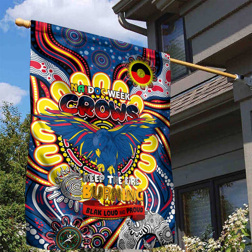 Adelaide Crows NAIDOC Week 2024 Garden Flag Mascot Football