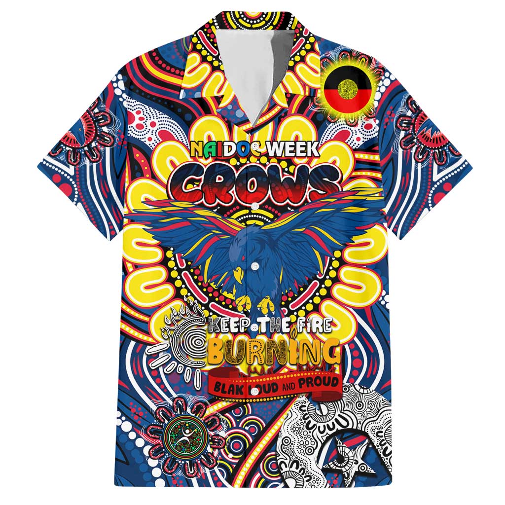 Custom Adelaide Crows NAIDOC Week 2024 Hawaiian Shirt Mascot Football